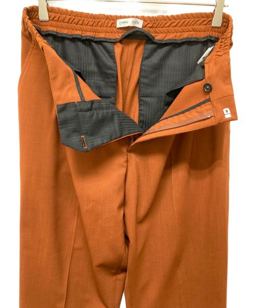 CMMN SWDN（コモンスウェーデン）CMMN SWDN (コモンスウェーデン) 2タックイージーウールスラックス ブラウン サイズ:46の古着・服飾アイテム