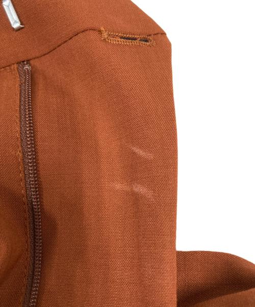 CMMN SWDN（コモンスウェーデン）CMMN SWDN (コモンスウェーデン) 2タックイージーウールスラックス ブラウン サイズ:46の古着・服飾アイテム