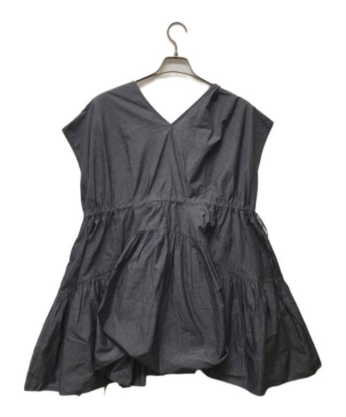 Curensology（カレンソロジー）Curensology (カレンソロジー) オーバードロストブラウス ネイビー サイズ:Fの古着・服飾アイテム
