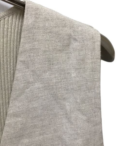 DRESSTERIOR（ドレステリア）DRESSTERIOR (ドレステリア) リネンコットンニットコンビジレ ベージュ サイズ:SIZE 36の古着・服飾アイテム