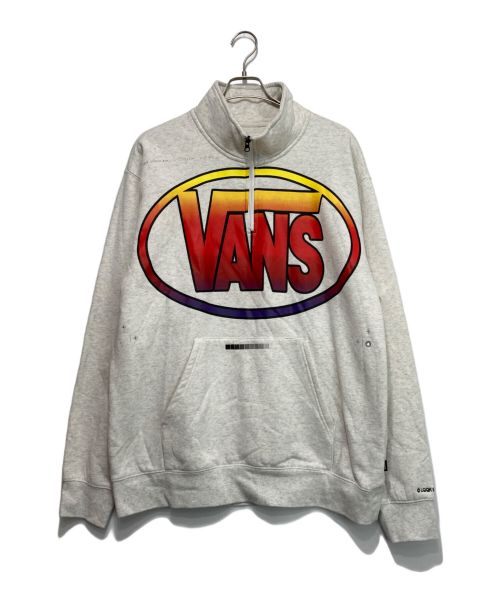 VANS（ヴァンズ）VANS (バンズ) LOOK (ルック) LQQK Quarter Zip - Ash Heather グレー サイズ:XLの古着・服飾アイテム