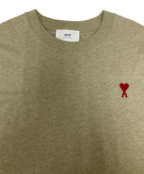 AMI Alexandre Mattiussi（アミアレクサンドルマテュッシ）AMI Alexandre Mattiussi (アミアレクサンドルマテュッシ) AMI de Coeur Tシャツ グリーン サイズ:SIZE Mの古着・服飾アイテム