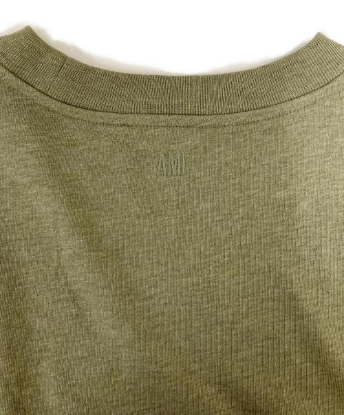 AMI Alexandre Mattiussi（アミアレクサンドルマテュッシ）AMI Alexandre Mattiussi (アミアレクサンドルマテュッシ) AMI de Coeur Tシャツ グリーン サイズ:SIZE Mの古着・服飾アイテム