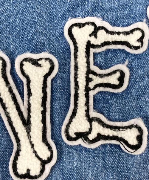 SUPREME（シュプリーム）Supreme (シュプリーム) 21SS Patches Denim Baseball Jersey インディゴ サイズ:XLの古着・服飾アイテム