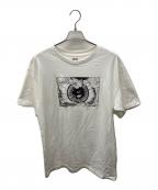 READYMADE×AKIRA ART OF WALLレディメイド×アキラ アート オブ ウォール）の古着「プリントアイプリントTシャツ」｜ホワイト
