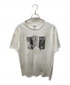 READYMADE×AKIRA ART OF WALLレディメイド×アキラ アート オブ ウォール）の古着「コラボプリントTシャツ」｜ホワイト
