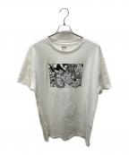 READYMADE×AKIRA ART OF WALLレディメイド×アキラ アート オブ ウォール）の古着「コラボバイクプリントTシャツ」｜ホワイト
