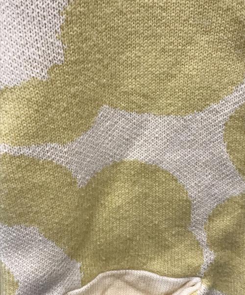 marimekko（マリメッコ）marimekko (マリメッコ) ウニッコ ジャガード カーディガン イエロー サイズ:SIZE XSの古着・服飾アイテム