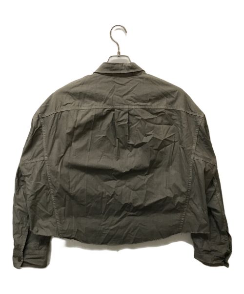 AP STUDIO（エーピーストゥディオ）AP STUDIO (エーピーストゥディオ) ミリタリークロップドシャツ グレー サイズ:SIZE Freeの古着・服飾アイテム