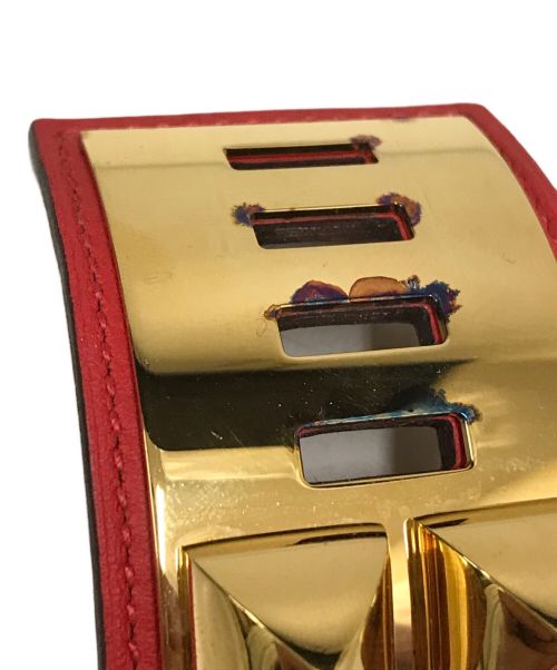 HERMES（エルメス）HERMES (エルメス) コリエドシアン レッド サイズ:SIZE Sの古着・服飾アイテム