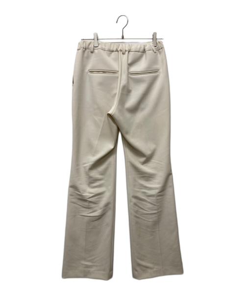Whim Gazette（ウィムガゼット）Whim Gazette (ウィムガゼット) フロントスリットパンツ ベージュ サイズ:38の古着・服飾アイテム