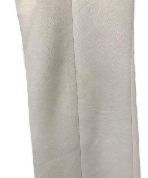 Whim Gazette（ウィムガゼット）Whim Gazette (ウィムガゼット) フロントスリットパンツ ベージュ サイズ:38の古着・服飾アイテム