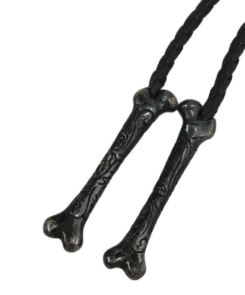 NUMBER (N)INE（ナンバーナイン）NUMBER (N)INE (ナンバーナイン) Magical Design (マジカルデザイン) 07AW トライバルタトゥースカル ループタイネックレス シルバーの古着・服飾アイテム