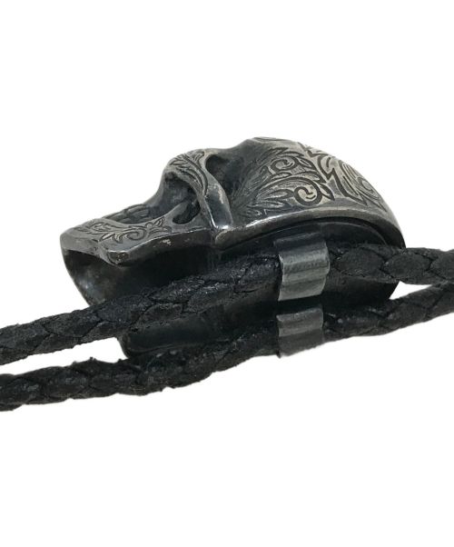 NUMBER (N)INE（ナンバーナイン）NUMBER (N)INE (ナンバーナイン) Magical Design (マジカルデザイン) 07AW トライバルタトゥースカル ループタイネックレス シルバーの古着・服飾アイテム