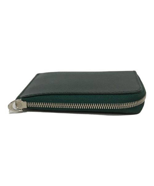 KUBERA（クベラ）KUBERA (クベラ) Basic コードバン L字ファスナー財布 グリーンの古着・服飾アイテム