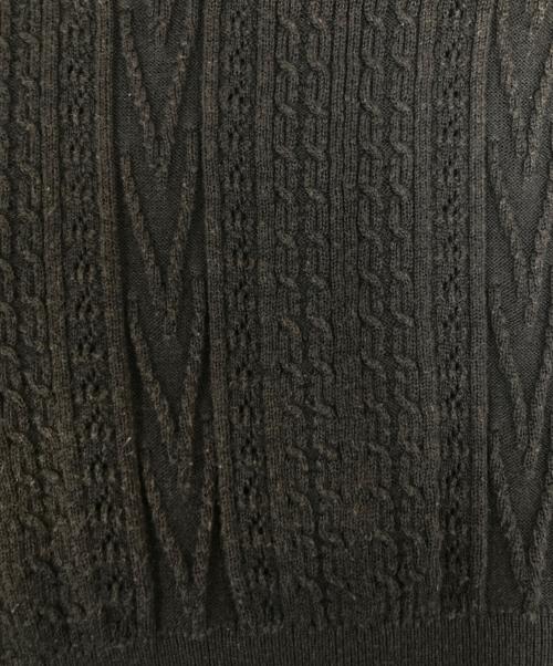 KITH（キス）KITH (キス) ニットポロシャツ ブラック サイズ:SIZE Mの古着・服飾アイテム