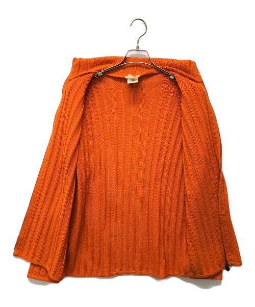 HERMES（エルメス）HERMES (エルメス) ドライバーズニット オレンジ サイズ:Lの古着・服飾アイテム