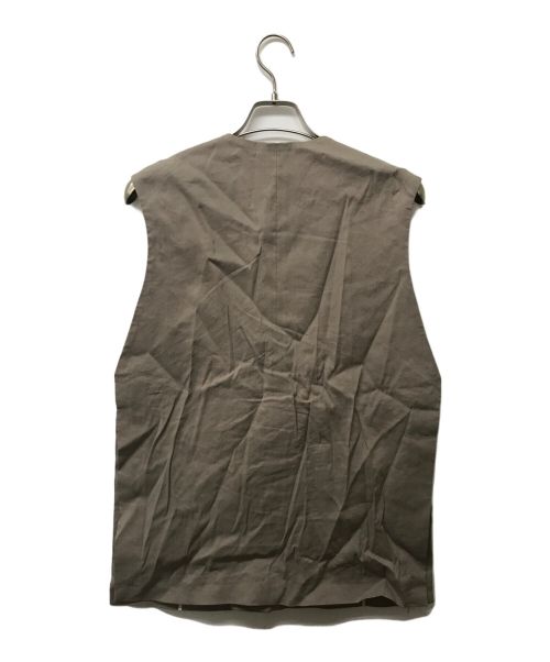 ESTNATION（エストネーション）ESTNATION (エストネーション) ダブルテーラードベスト カーキ サイズ:SIZE 38の古着・服飾アイテム