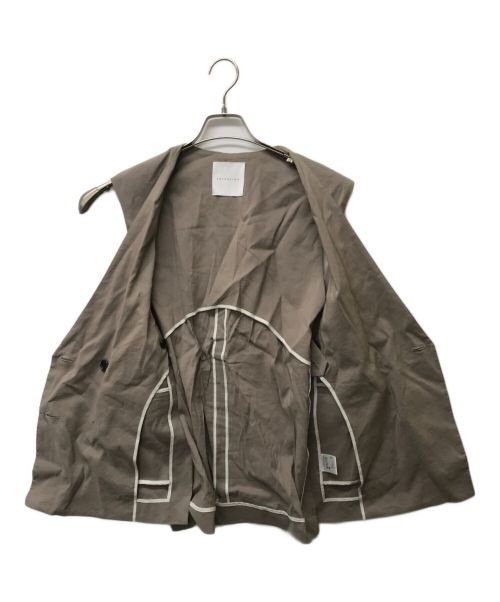 ESTNATION（エストネーション）ESTNATION (エストネーション) ダブルテーラードベスト カーキ サイズ:SIZE 38の古着・服飾アイテム