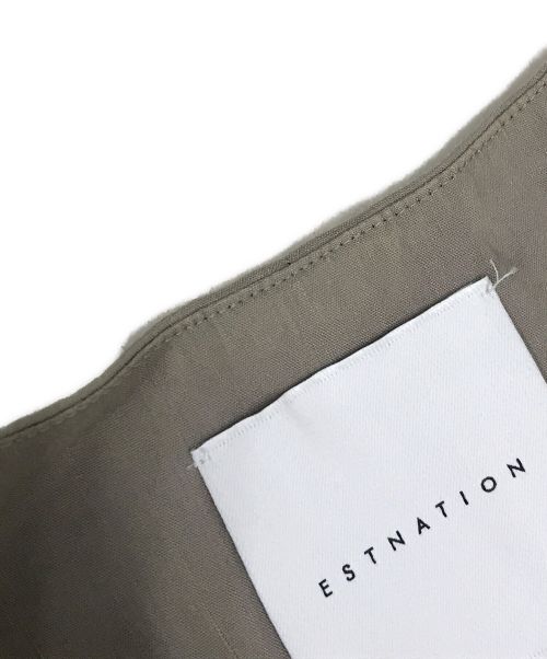 ESTNATION（エストネーション）ESTNATION (エストネーション) ダブルテーラードベスト カーキ サイズ:SIZE 38の古着・服飾アイテム