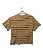KAPTAIN SUNSHINEキャプテンサンシャイン）の古着「Hard Twisted Border Jersey S S Tee」｜オレンジ