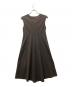 MAX MARA WEEK END LINE (マックスマーラ ウイークエンドライン) Vネックストレッチノースリーブワンピース ブラウン サイズ:M：6000円
