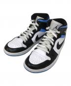 NIKEナイキ）の古着「Women's Air Jordan 1 Mid」｜ブルー×ブラック