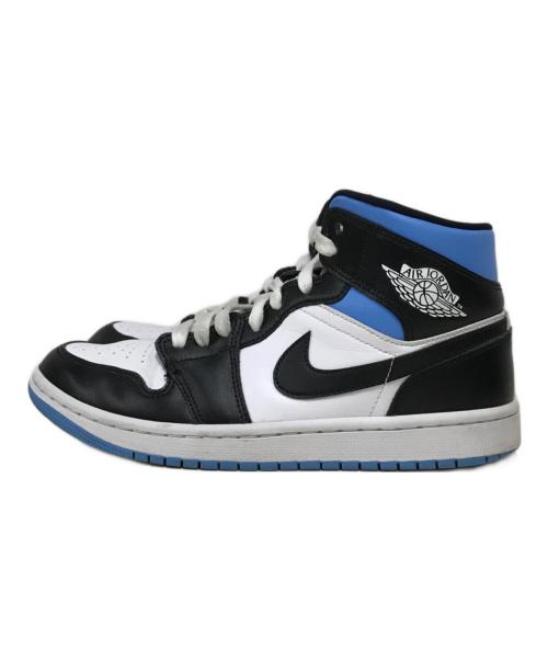 NIKE（ナイキ）NIKE (ナイキ) Women's Air Jordan 1 Mid ブルー×ブラック サイズ:25cmの古着・服飾アイテム