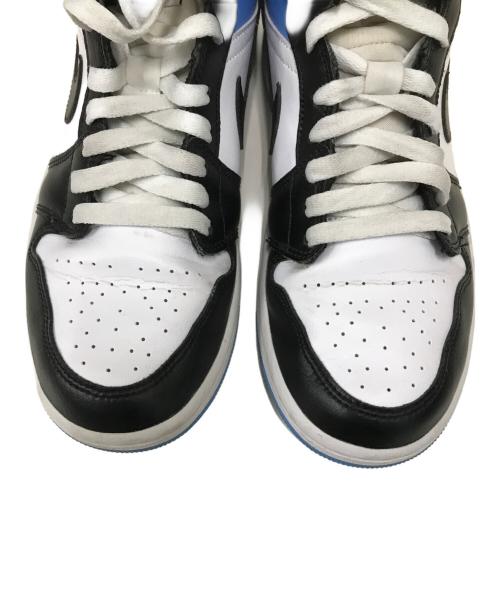 NIKE（ナイキ）NIKE (ナイキ) Women's Air Jordan 1 Mid ブルー×ブラック サイズ:25cmの古着・服飾アイテム