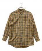 Burberry'sバーバリー）の古着「ノバチェックシャツ/90’ｓ」｜ベージュ