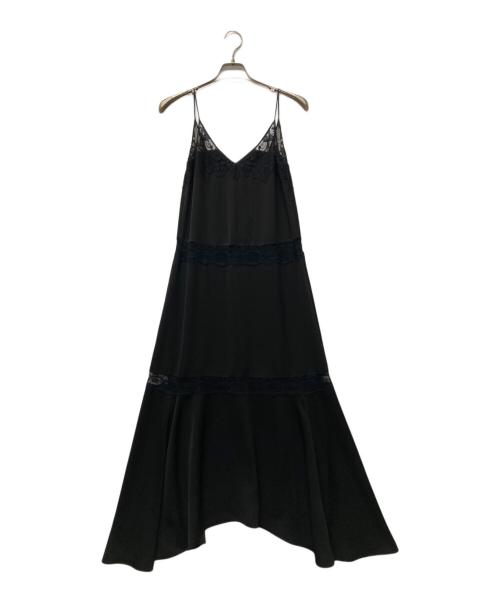 theory（セオリー）theory (セオリー) キャミソールワンピース ブラックの古着・服飾アイテム