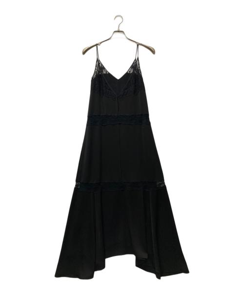 theory（セオリー）theory (セオリー) キャミソールワンピース ブラックの古着・服飾アイテム