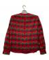GIVENCHY NOUVELLE BOUTIQUE (ジバンシィ・ヌーベル・ブティック) 総柄ウールノーカラージャケット レッド サイズ:SIZE 12：2000円