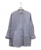 Engineered Garmentsエンジニアドガーメンツ）の古着「シャンブレープルオーバーシャツ」｜スカイブルー