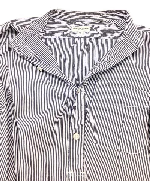 Engineered Garments（エンジニアドガーメンツ）Engineered Garments (エンジニアド ガーメンツ) ストライプロングプルオーバーシャツ スカイブルー サイズ:Sの古着・服飾アイテム