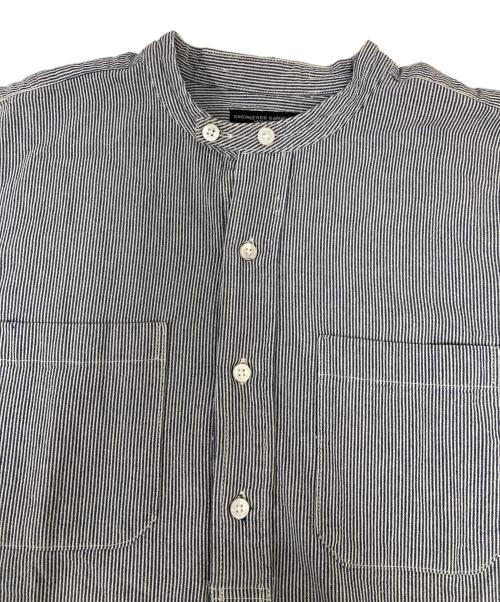 Engineered Garments（エンジニアドガーメンツ）Engineered Garments (エンジニアードガーメンツ) ヘアラインストライプロングシャツ グレー サイズ:SIZE Sの古着・服飾アイテム