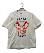 KENZOケンゾー）の古着「'KENZO Elephant' Tシャツ」｜ホワイト