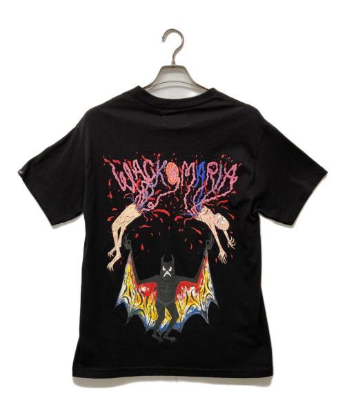 WACKO MARIA（ワコマリア）WACKO MARIA (ワコマリア) NECK FACE / CREW NECK T-SHIRT ブラック サイズ:Mの古着・服飾アイテム