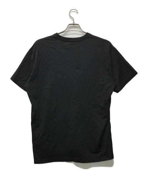 BURBERRY LONDON（バーバリーロンドン）BURBERRY LONDON (バーバリーロンドン) RONIN サークルロゴ 刺繍 半袖Tシャツ ブラック サイズ:Ｓの古着・服飾アイテム