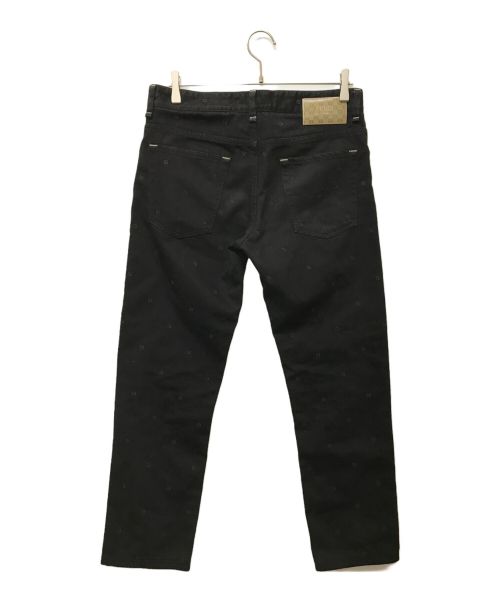 FENDI（フェンディ）FENDI (フェンディ) FFズッカ柄ブラックデニムパンツ インディゴ サイズ:SIZE W33の古着・服飾アイテム