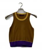 CABANキャバン）の古着「コットンポリエステル トリコロールプルオーバー」｜ブラウン