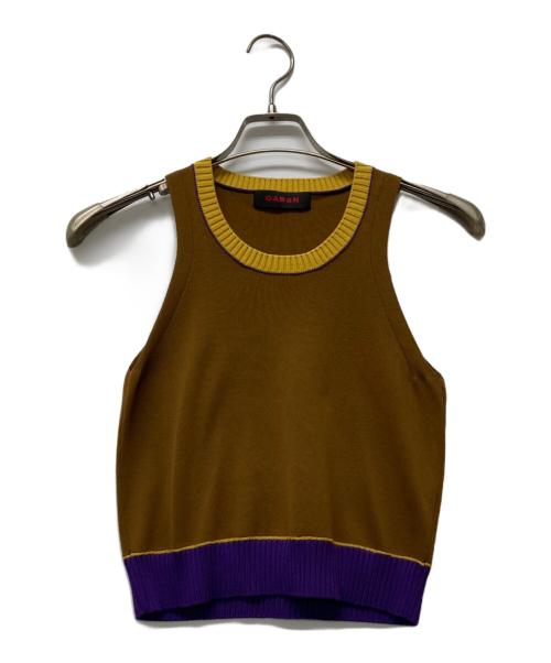 CABAN（キャバン）CABaN (キャバン) コットンポリエステル トリコロールプルオーバー ブラウン サイズ:SIZE Freeの古着・服飾アイテム