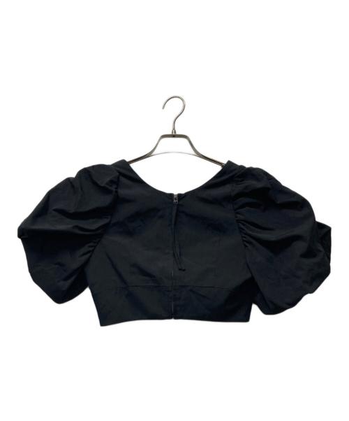 CLANE（クラネ）CLANE (クラネ) VOLUME PUFF SHORT TOPS ブラック サイズ:SIZE1の古着・服飾アイテム