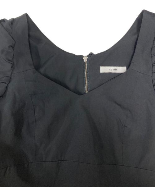 CLANE（クラネ）CLANE (クラネ) VOLUME PUFF SHORT TOPS ブラック サイズ:SIZE1の古着・服飾アイテム