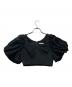 CLANE（クラネ）の古着「VOLUME PUFF SHORT TOPS」｜ブラック