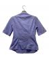 Vivienne Westwood RED LABEL (ヴィヴィアンウエストウッドレッドレーベル) ビッグカラー変形S/Sシャツ ブルー サイズ:42：13000円