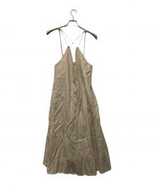 Spick and Span（スピック＆スパン）の古着「リネンキャミワンピース」｜ベージュ