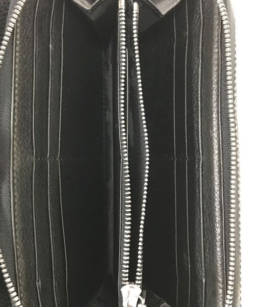 aniary（アニアリ）aniary (アニアリ) ラウンドファスナー長財布 ブラウンの古着・服飾アイテム