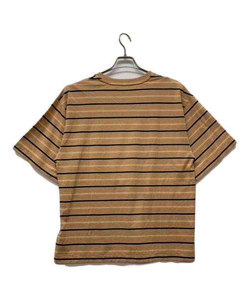 KAPTAIN SUNSHINE（キャプテンサンシャイン）KAPTAIN SUNSHINE (キャプテンサンシャイン) Hard Twisted Border Jersey S S Tee オレンジ サイズ:Ｍの古着・服飾アイテム