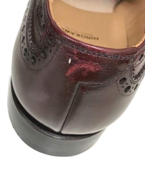 SCOTCH GRAIN（スコッチグレイン）SCOTCH GRAIN (スコッチグレイン) CHROME FREE ボルドー サイズ:US7.5の古着・服飾アイテム